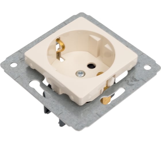 Розетка Legrand Cariva DIY 2К+З, нем винты, шторки, слоновая кость 695917