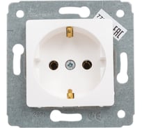 Розетка Legrand Cariva DIY 2К+З, нем Стандарт, бел 695946