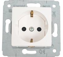 Розетка Legrand Cariva DIY 2К+З, нем, винты, шторки, белый 695947