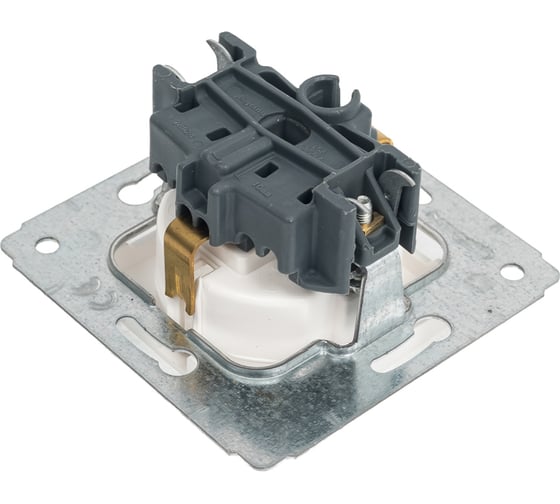 Розетка Legrand Cariva DIY 2К+З, нем, винты, шторки, белый 695947
