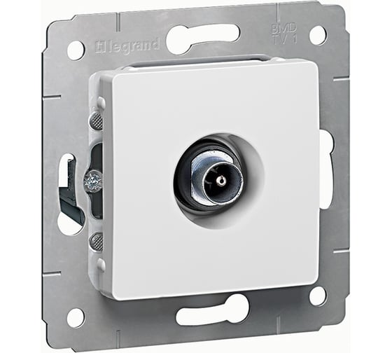 Розетка Legrand Cariva DIY TV простая звезда, бел 695956 1