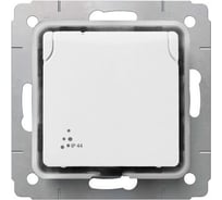Розетка Legrand Cariva 2К+3 с защитными шторками IP 44 16 А 250 В~ белый 773645