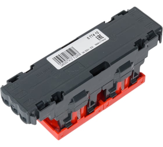 Розетка Legrand DLP немецкий стандарт 2x2К+З б/з аж красная 077412