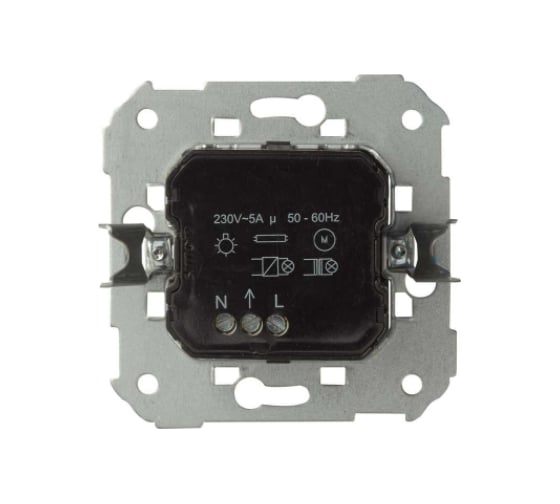 Нажимной проходной светорегулятор Simon 40-500Вт, 230В, S82, S82N, S88, S82 Detail 75305-69 1