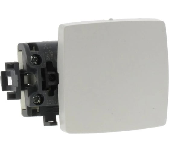 Переключатель одноклавишный Legrand 10 AX 250 В~ Oteo Белый 086101