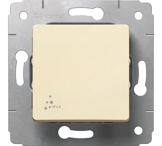 Выключатель Legrand Cariva IP 44 автоматические клеммы 10 АX 250 В~ слоновая кость 773709
