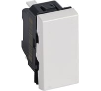 Выключатель Legrand без фиксации Программа Mosaic 6 A, 1 модуль, антибактериальный 078714