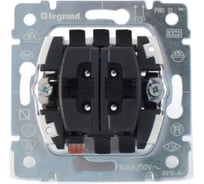 Выключатель двухклавишный для рольставней Legrand с блокировкой Galea Life 10 А 250 В~ 775804