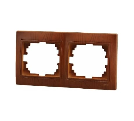 Рамка Lezard MIRA 2-ая горизонтальная сосна 701-0801-147