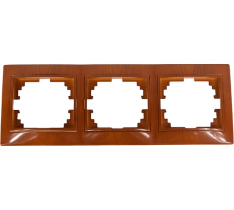 Рамка Lezard MIRA 3-ая горизонтальная сосна 701-0801-148