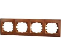 Рамка Lezard MIRA 4-ая горизонтальная сосна 701-0801-149