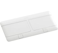 Выдвижной блок в стол Legrand с комплектом для монтажа, 2x4 модуля, цвет белый, для монтажа ЭУИ 654004
