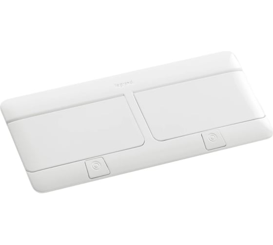 Выдвижной блок в стол Legrand с комплектом для монтажа, 2x4 модуля, цвет белый, для монтажа ЭУИ 654004