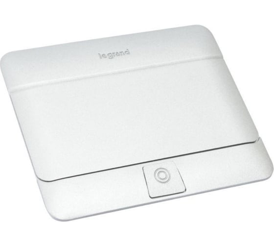Выдвижной блок в стол Legrand с комплектом для монтажа, 4 модуля, цвет алюминий, для монтажа ЭУИ 654014