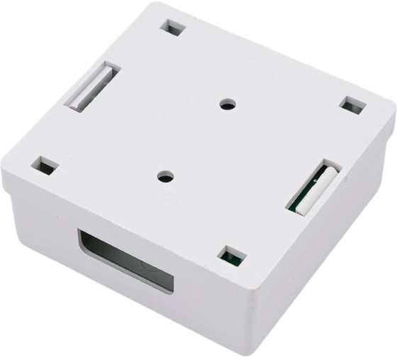 Компьютерная розетка Hyperline, SB1-2-8P8C-C6-WH RJ-45 8P8C, категория 6, двойная, внешняя 430235