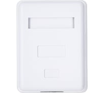 Компьютерная розетка Hyperline, SB1-1-8P8C-C5e-WH RJ-45 8P8C, категория 5e, одинарная, внешняя 430230