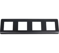 Рамка 4-м CHINT NEW3-E универсальная черный 431498