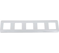 Рамка 5-м CHINT NEW3-E универсальная белый 431549