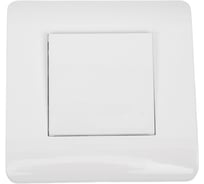 Переключатель 1-клавишный CHINT NEW3-E 10А, белый 431516