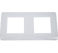 Рамка 2-местная CHINT NEW3-E универсальная, белая 431546