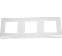 Рамка 3-местная CHINT NEW3-E универсальная, белая 431547