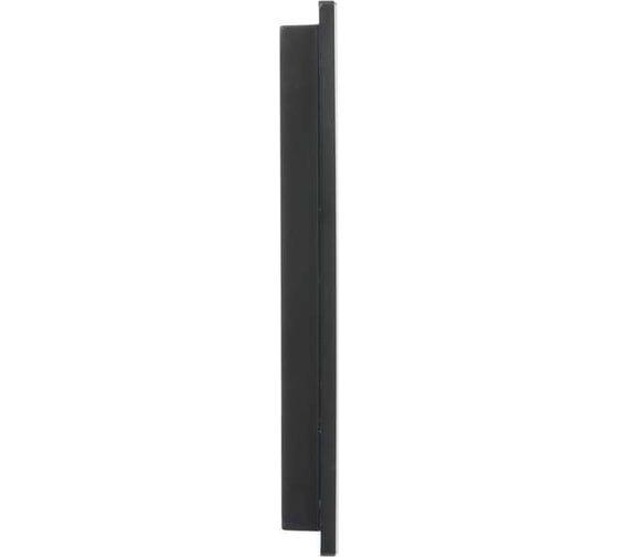 Рамка 3-местная IEK SKANDY SK-F33Bl металл черный SK-M32-M-K02