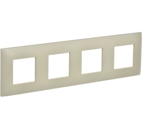 Рамка 4-местная IEK SKANDY SK-F04B бежевый SK-M42-K10