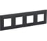 Рамка 4-местная IEK SKANDY SK-F04G графит SK-M42-K53 1
