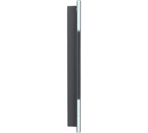 Рамка 4-местная IEK SKANDY SK-F24G стекло графит SK-M42-G-K53