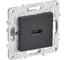Розетка HDMI IEK SKANDY SK-H01G графит SK-H10-K53 1