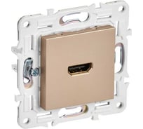 Розетка HDMI IEK SKANDY SK-H01Sa песочный SK-H10-K98