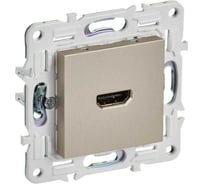 Розетка HDMI IEK SKANDY SK-H01Sh шампань SK-H10-K37