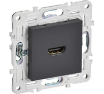 Розетка HDMI IEK SKANDY SK-H01T титан SK-H10-K48