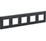 Рамка 5-местная IEK SKANDY SK-F05G графит SK-M52-K53 3
