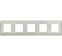 Рамка 5-местная IEK SKANDY SK-F05Sh шампань SK-M52-K37