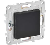 Заглушка с суппортом IEK SKANDY SK-C01Bl черный SK-PL10-K02