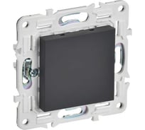Заглушка с суппортом IEK SKANDY SK-C01G графит SK-PL10-K53