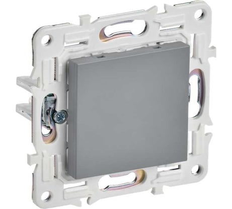 Заглушка с суппортом IEK SKANDY SK-C01Gr серый SK-PL10-K03