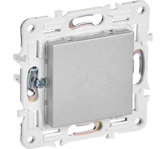 Заглушка с суппортом IEK SKANDY SK-C01S серебро SK-PL10-K23 1