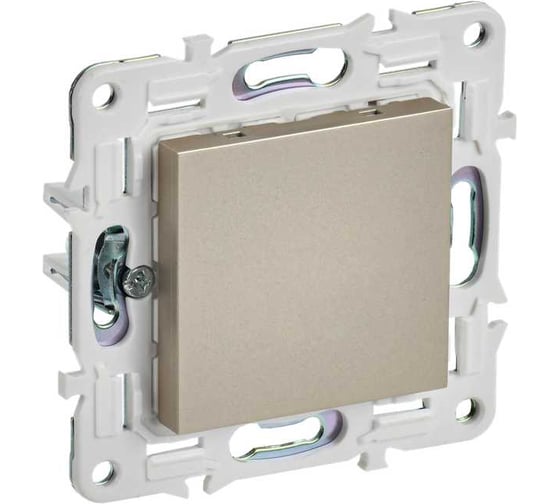 Заглушка с суппортом IEK SKANDY SK-C01Sh шампань SK-PL10-K37 1