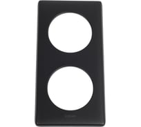 Рамка Legrand программа Celiane 2 поста, карбон 068982