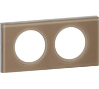 Рамка Legrand программа Celiane 2 поста, смальта, мокка 069462