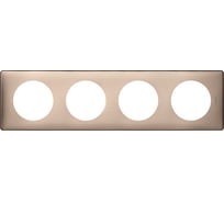 Рамка Legrand программа Celiane 4 поста, медь 068994