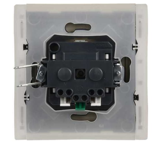 Розетка IEK FORTEPIANO с з/к/ш с крышкой б/к 16А IP44 FP419 ваниль FP-R16-16-1-44-K10