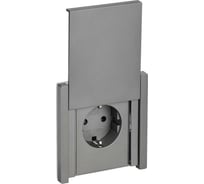 Розетка IEK FORTEPIANO с з/к/ш с крышкой в/к 16А IP44 FP521 ст. FP-R16-16-44-K46