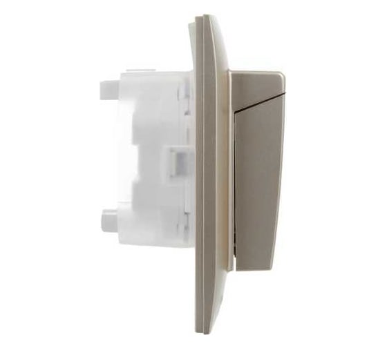 Розетка 2-я IEK SKANDY с крышкой 16А в сб IP44 SK-R12Sh шампань SK-R26-16-44-K37-F