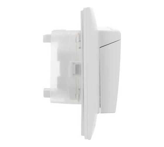 Розетка 2-я IEK SKANDY с крышкой 16А в сб IP44 SK-R12W арк. белый SK-R26-16-44-K01-F