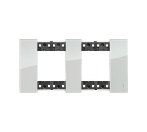 Декоративная рамка Bticino LIVING NOW 2 поста (2+2 модуля). Цвет "Небо" KA4802M2DA 1