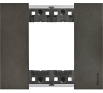 Декоративная рамка Bticino LIVING NOW 2 модуля. Цвет "Космоc" KA4802NG