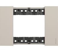 Декоративная рамка Bticino LIVING NOW 3 модуля. Цвет Песочный. KA4803KM